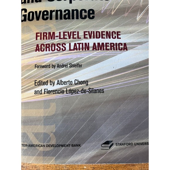 Investor Protection and Corporate Governance Alberto Chong (Paperback) - Picture 3 of 8